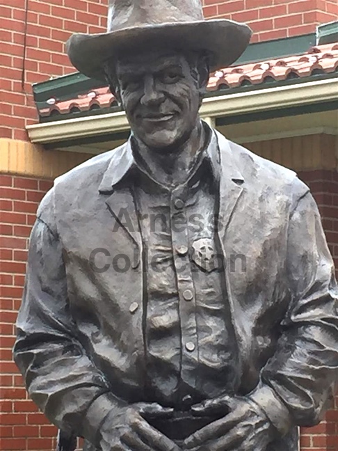 James Arness Statue Unveiing, Dodge City, Kansas.